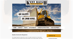 Desktop Screenshot of kentbaughequipment.com